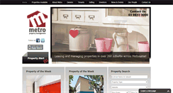 Desktop Screenshot of metropm.com.au